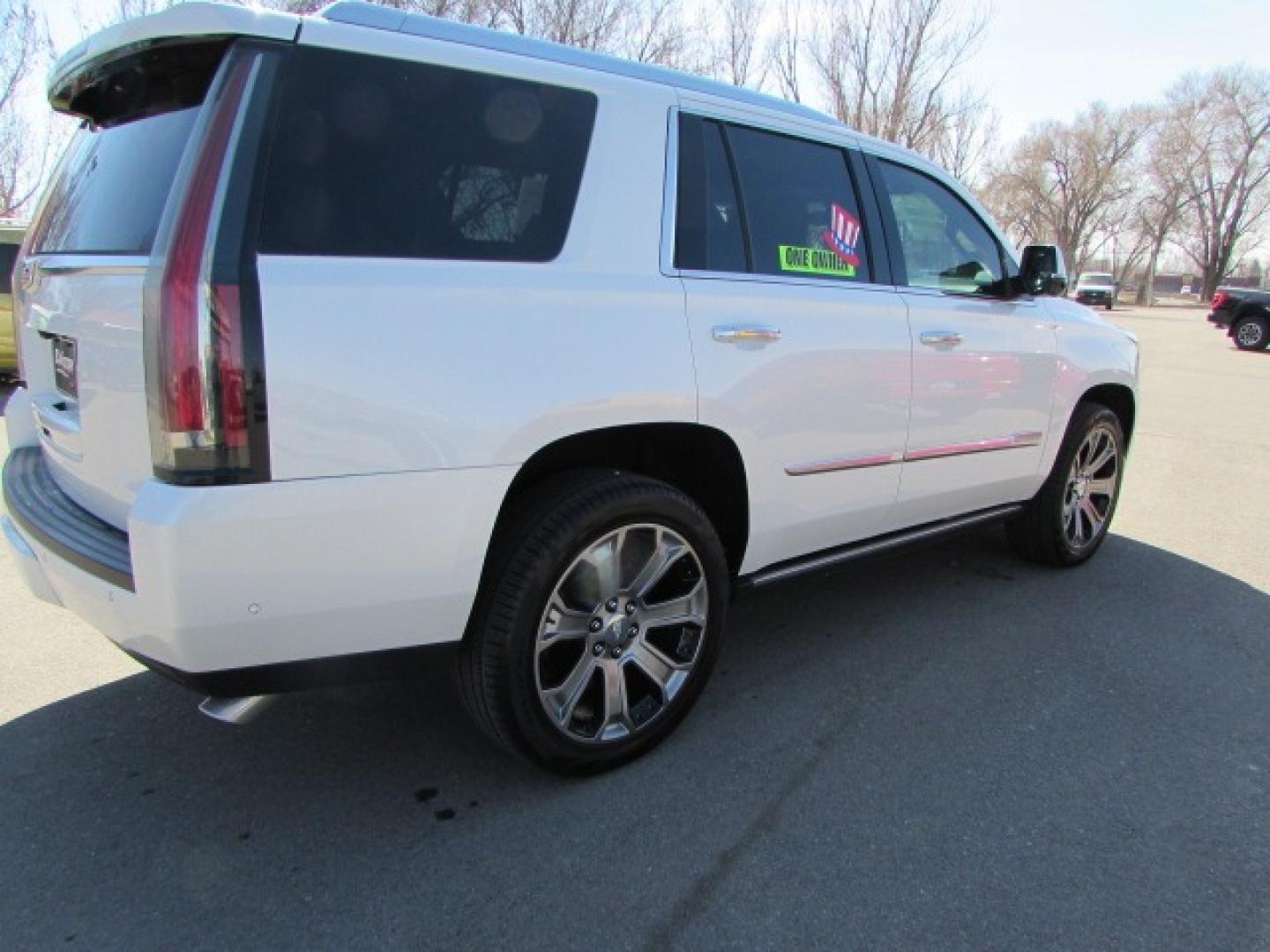 2019 White /Gray Leather Cadillac Escalade Platinum (1GYS4DKJXKR) with an 6.2L Ecotec gasoline engine, 8 speed automatic transmission, located at 4562 State Avenue, Billings, MT, 59101, (406) 896-9833, 45.769516, -108.526772 - 2019 Cadillac Escalade Platinum 4WD - Low miles - One owner! 6.2L V8 OHV 16V FFV Engine - 10 Speed Automatic Transmission - 4WD - 59,092 miles - One owner Platinum package - Dual zone climate control - power tilt and telescoping steering wheel - adaptive cruise control - Bose touchscreen audio - Photo#3